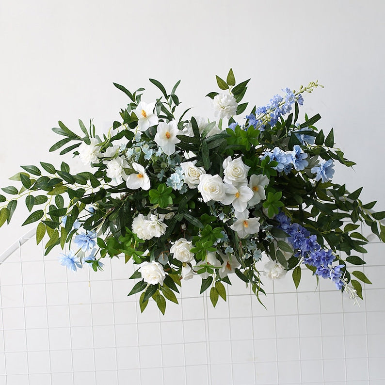 Blue Green Wedding Archway Flower for Wedding Party Decor Proposal