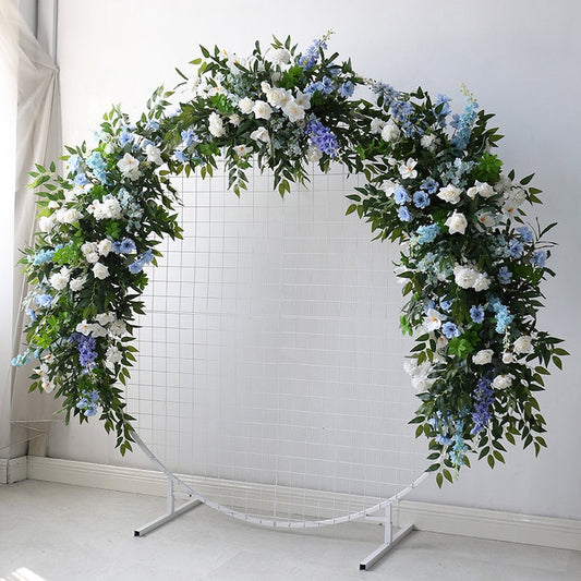 Blue Green Wedding Archway Flower for Wedding Party Decor Proposal - KetieStory