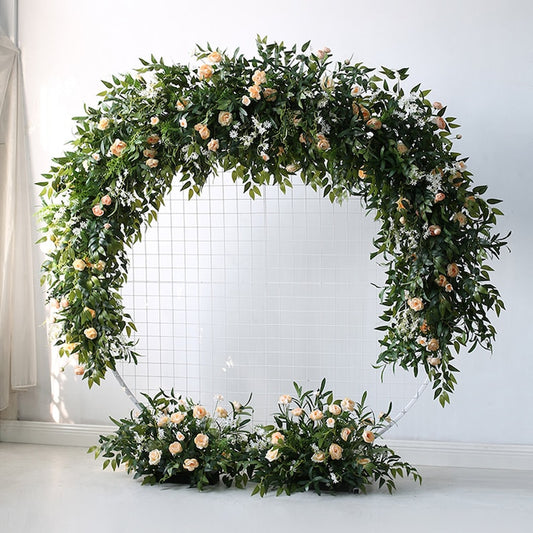 Green Leaf Wedding Arch Flower for Wedding Party Decor Proposal - KetieStory