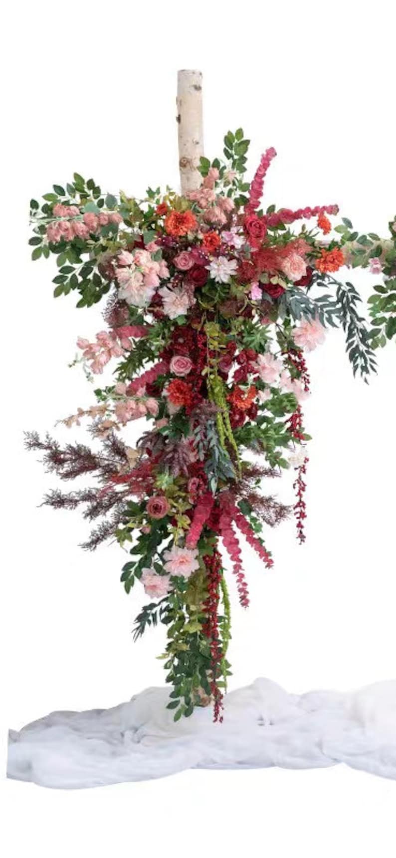 Colourful Wedding Arch Flowers for Wedding Party Decor Proposal - KetieStory