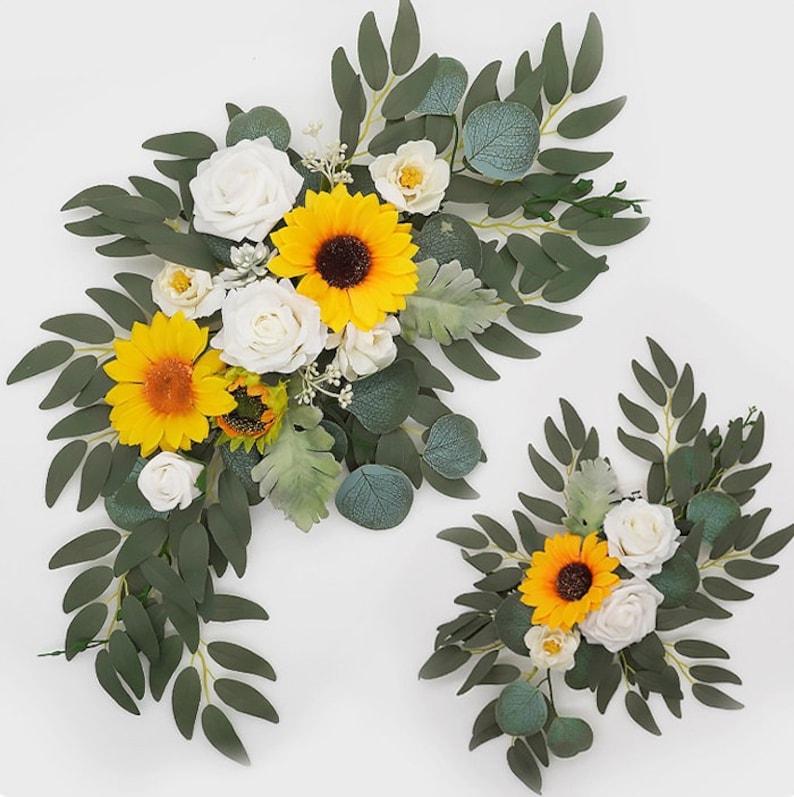 Orange Champagne Sign Flowers for Wedding Party Decor Proposal - KetieStory