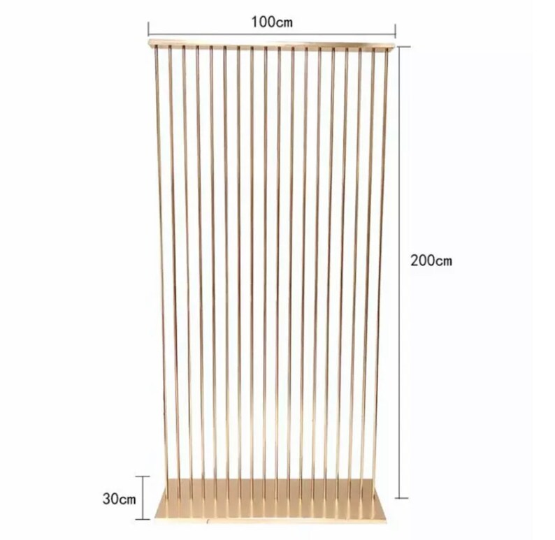 Shiny Gold Stand Frames Wedding Arch for Wedding Party Proposal Decor - KetieStory