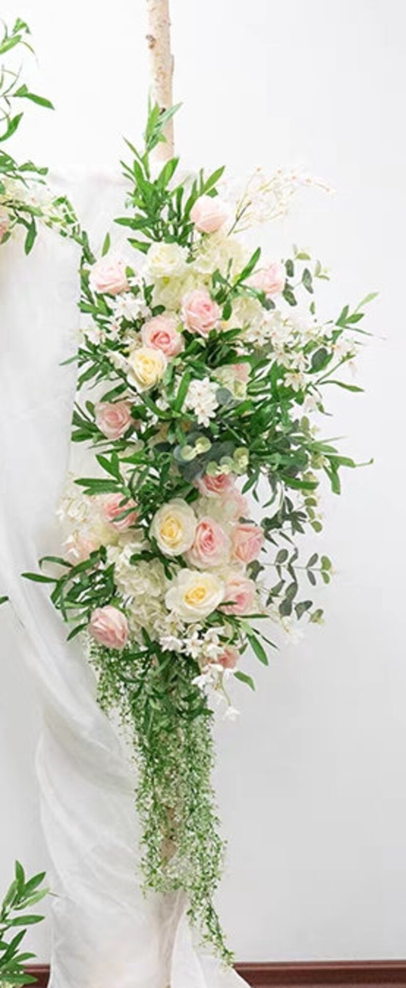 Pink Wedding Arch Floral for Wedding Party Decor Proposal - KetieStory