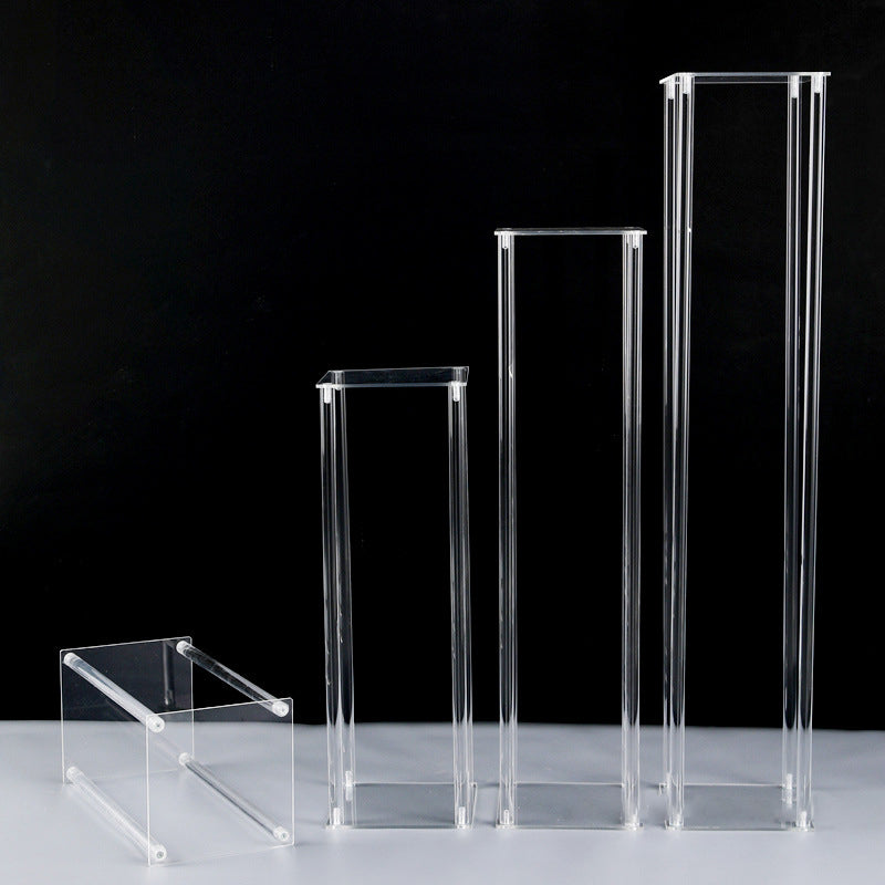 Transparent Stands Frames Cakes Stand Flowers Holder Set for Wedding Party Decor - KetieStory