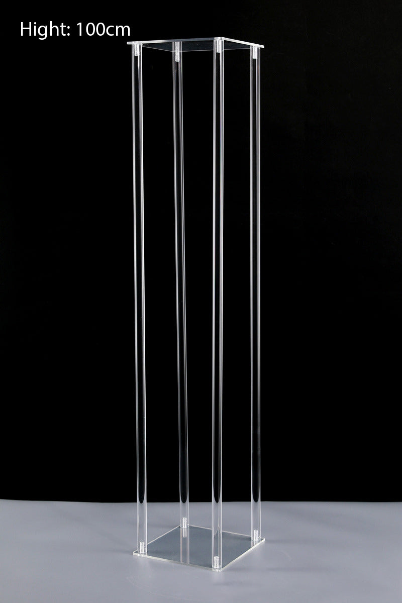 Transparent Stands Frames Cakes Stand Flowers Holder Set for Wedding Party Decor - KetieStory