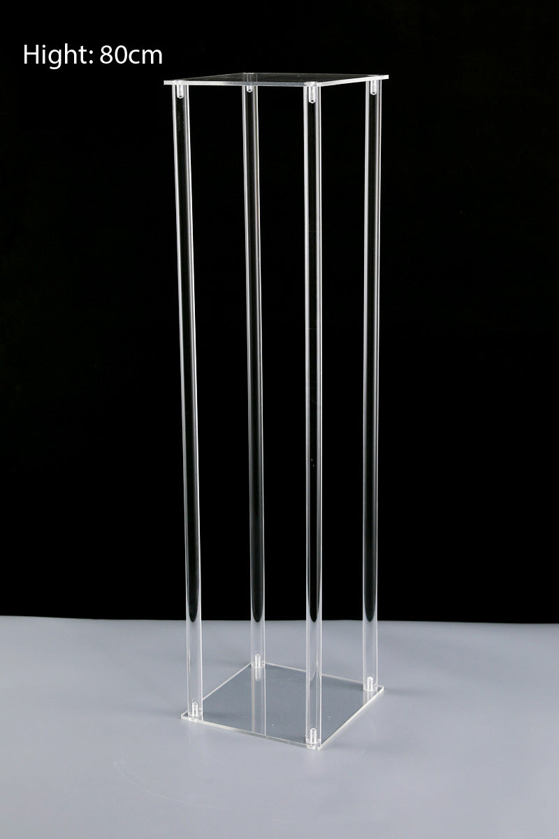 Transparent Stands Frames Cakes Stand Flowers Holder Set for Wedding Party Decor - KetieStory