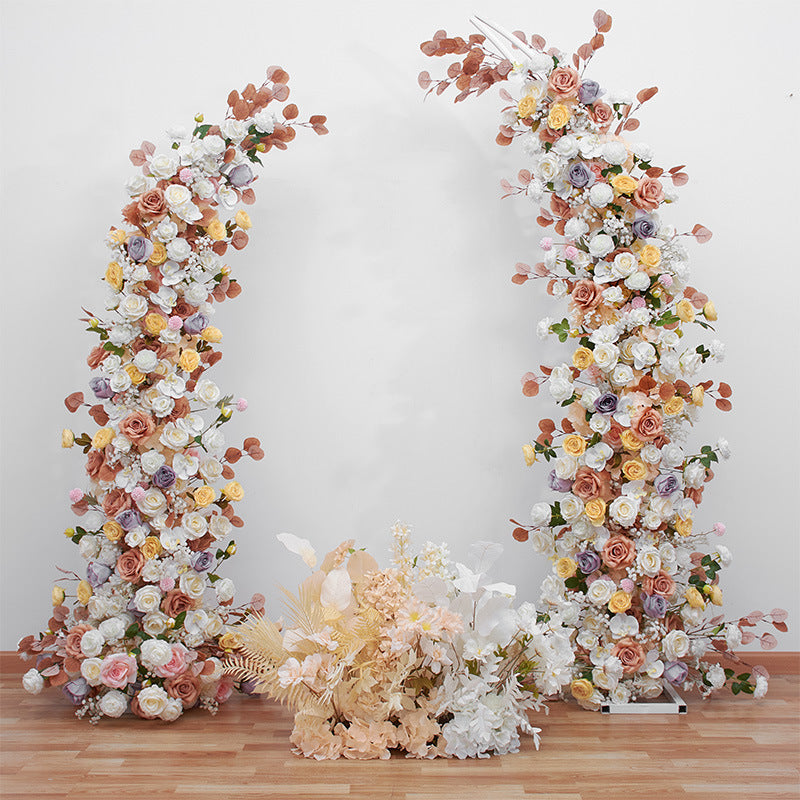 Horn Flowers Arch for Wedding Proposal Party Decor - KetieStory