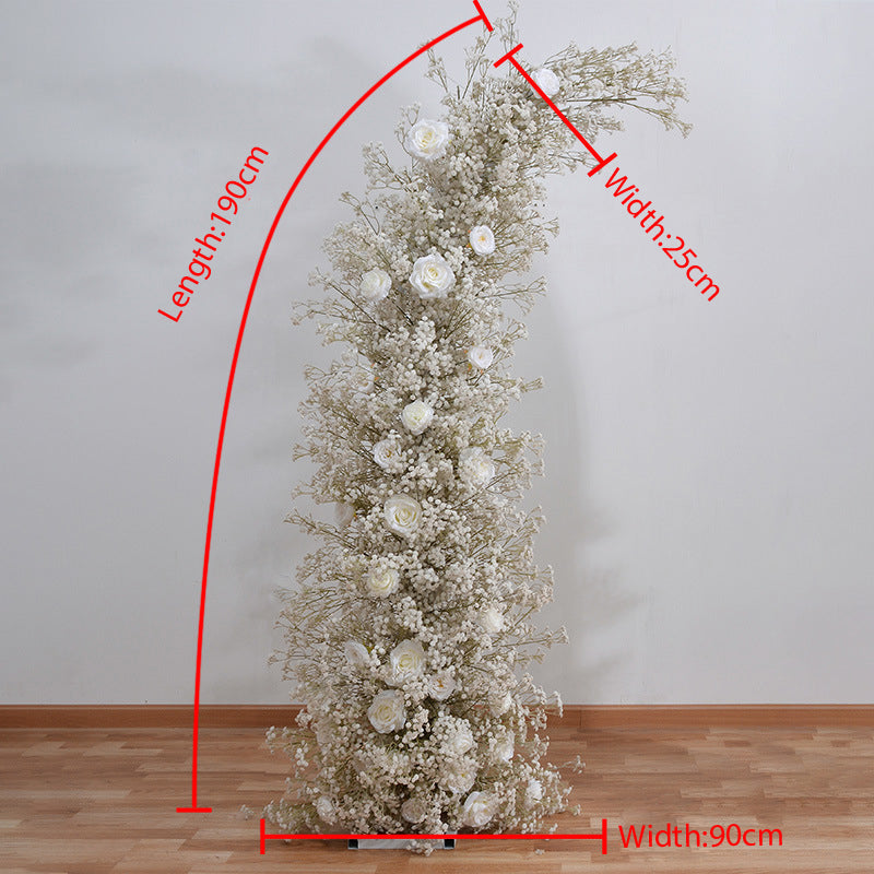 Horn Flowers Arch for Wedding Proposal Party Decor - KetieStory