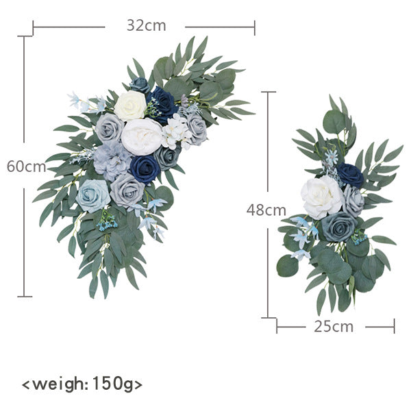 Haze Blue Rose Sign Flowers for Wedding Party Decor Proposal - KetieStory