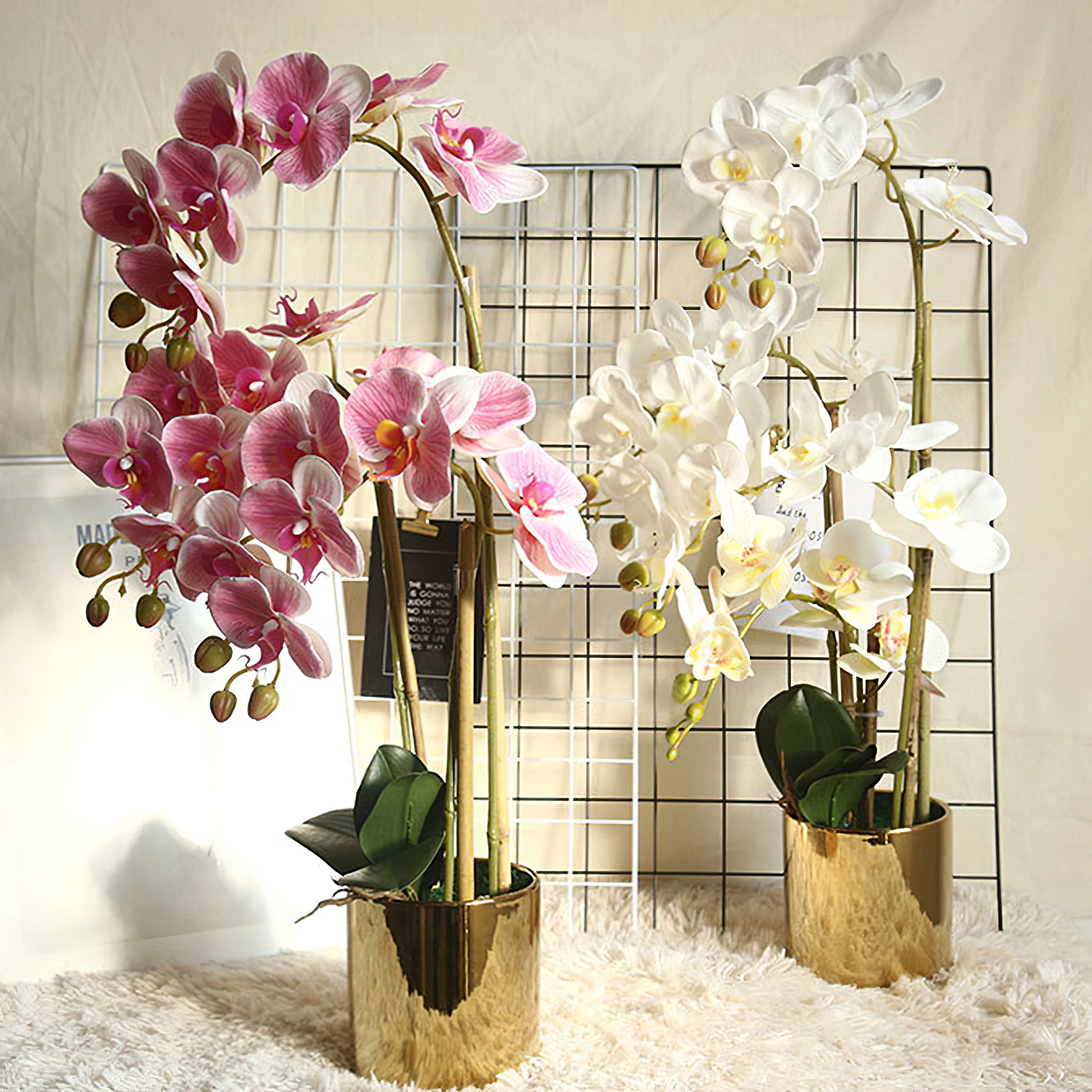 6pcs of Phalaenopsis Series for Wedding Party Home Decor