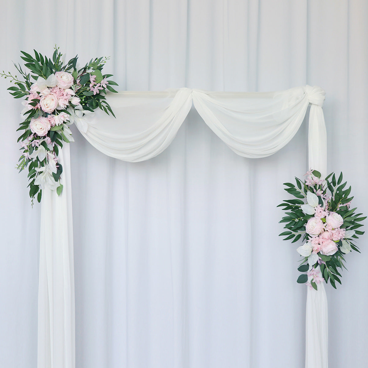 Pink Green Flower Set for Wedding Party Decor