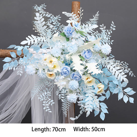 Blue Flowers Set for Wedding Party Decor Proposal - KetieStory