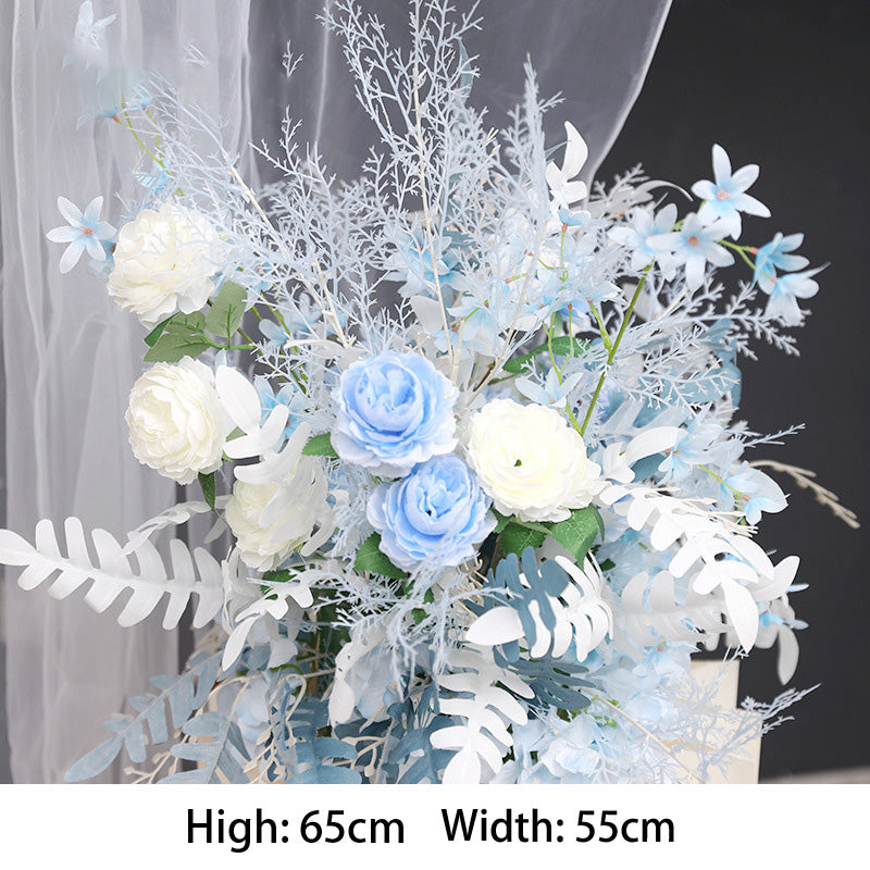 Blue Flowers Set for Wedding Party Decor Proposal - KetieStory