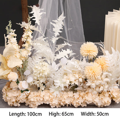 Champagne Flower Set for Wedding Party Decor Proposal - KetieStory