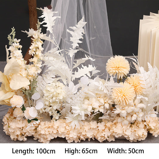 Champagne Flower Set for Wedding Party Decor Proposal - KetieStory