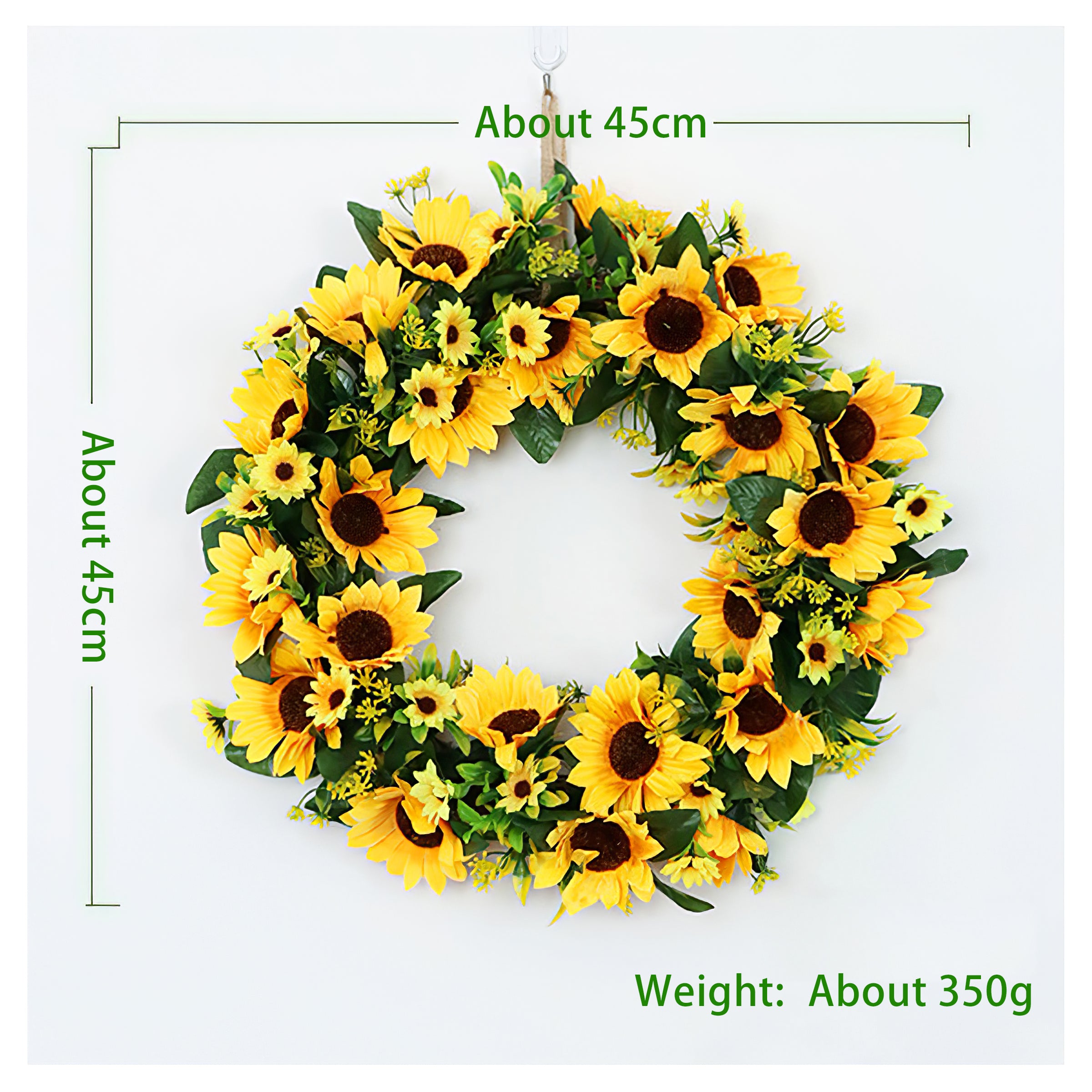 Wreath Sunflower for Party Decor