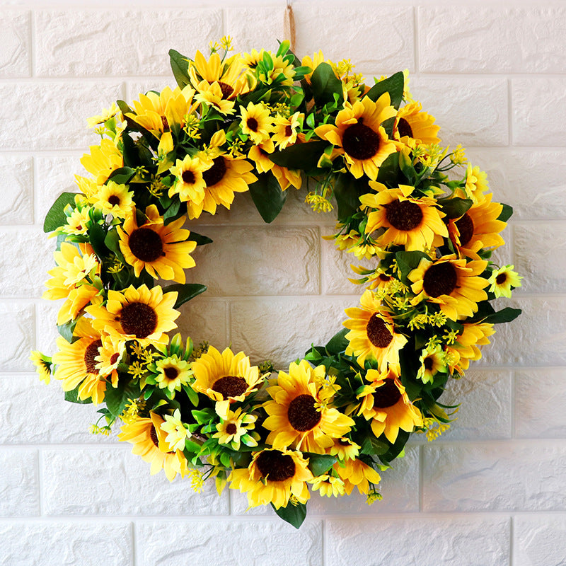 Wreath Sunflower for Party Decor