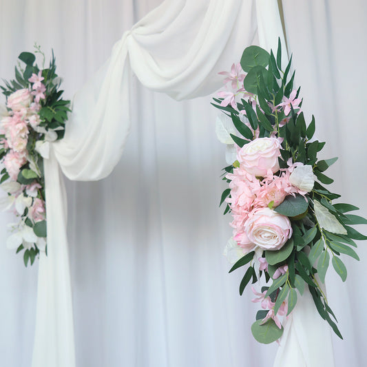 Pink Green Flower Set for Wedding Party Decor - KetieStory