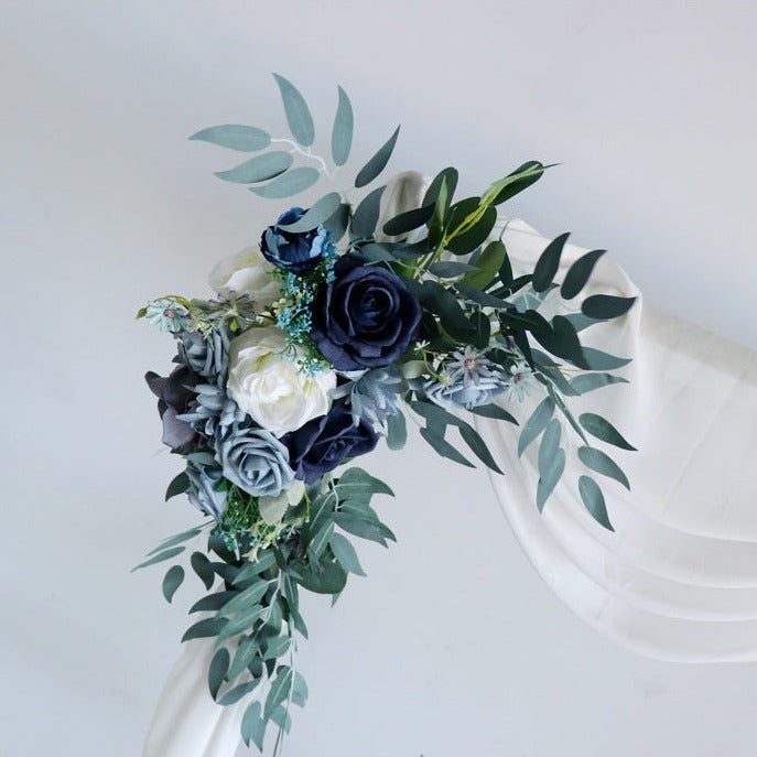 Blue Rose Arch Flowers for Wedding Party Decor