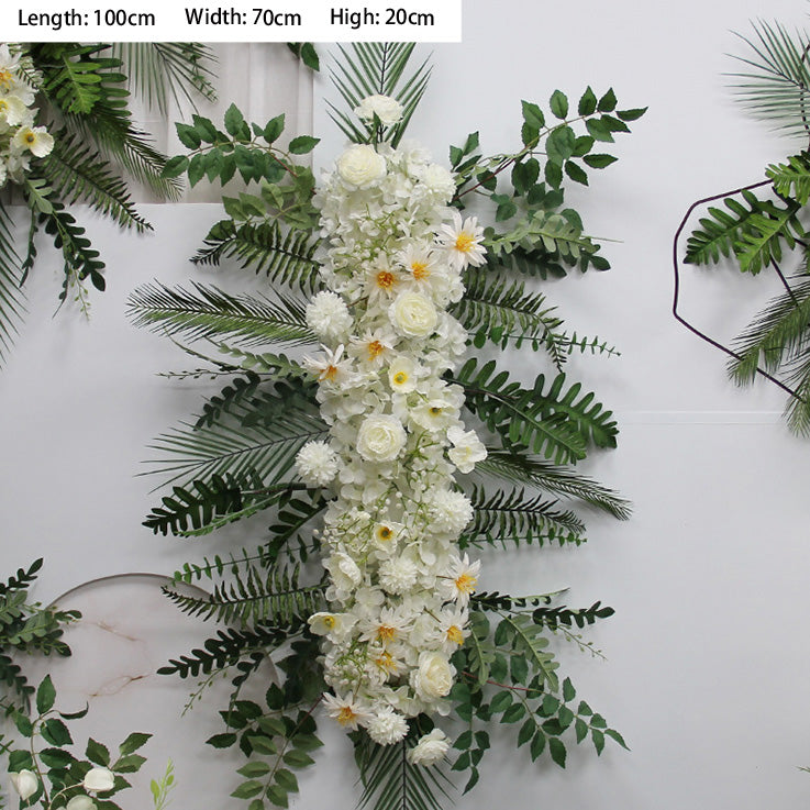 Green White Flowers Set for Wedding Party Decor Proposal - KetieStory