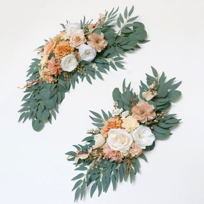 Champagne Gold Arch Flowers for Wedding Party Decor - KetieStory