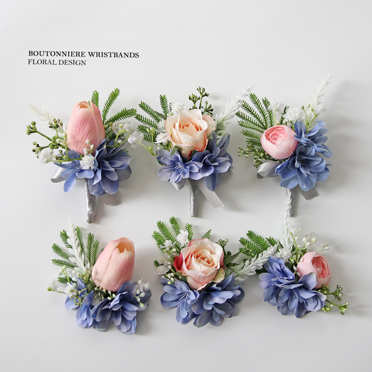 Wrist Flwoer Corsages Series for Wedding Party Proposal Decor - KetieStory