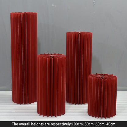 Decor Stand Frames Wedding Origami Pillar Four-Piece Set - KetieStory