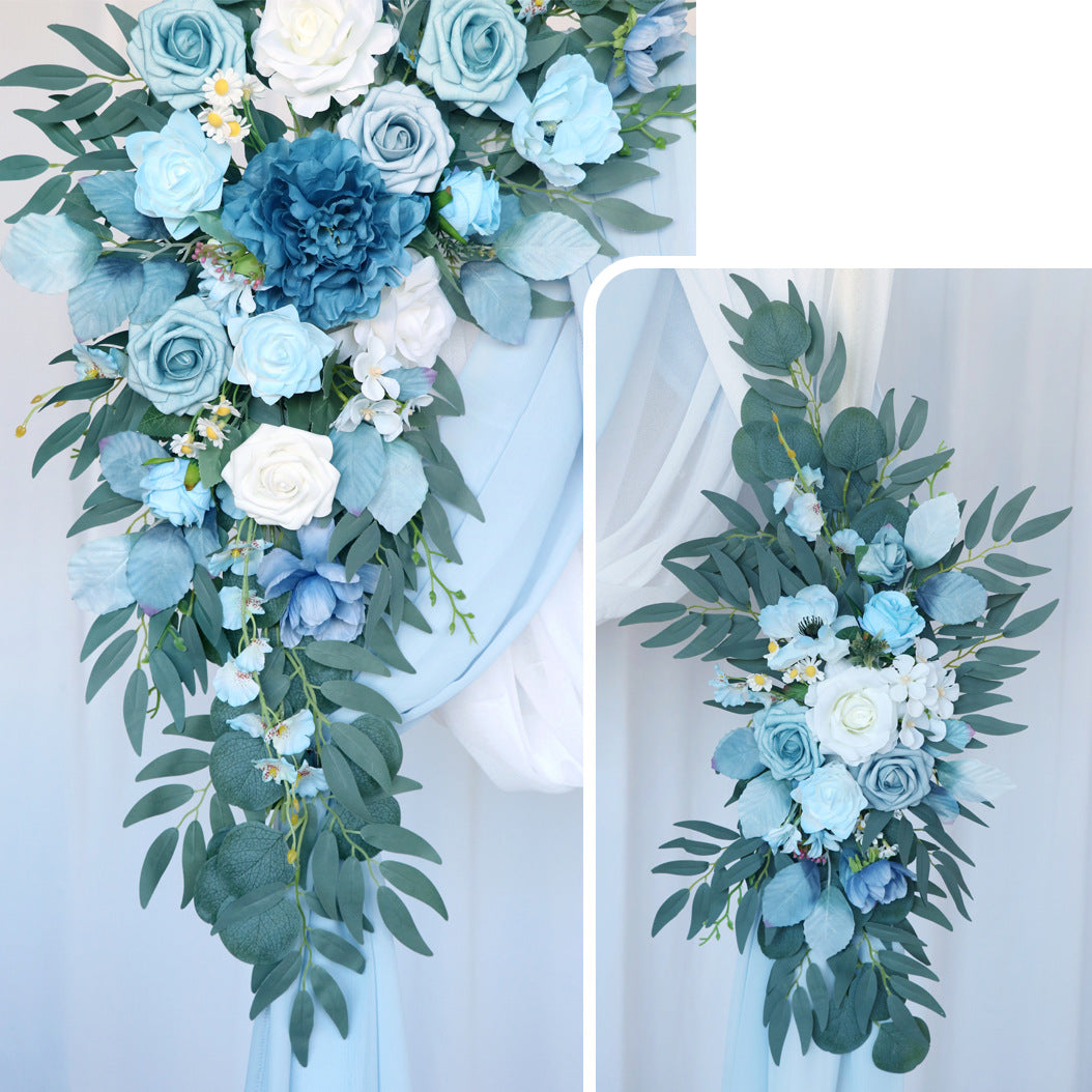 Blue Flower Set for Wedding Party Decor