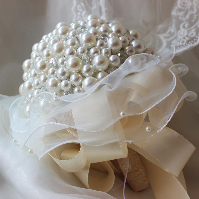 Rhinestone Pearl Bridal Bouquet