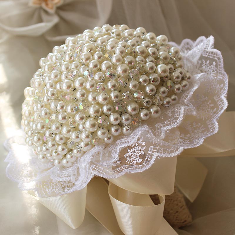 Rhinestone Pearl Bridal Bouquet
