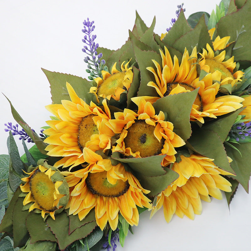 Sunflower Lavender Arch Flowers for Wedding Party Decor - KetieStory