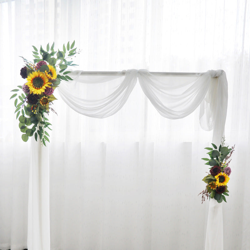 Sunflower Arch Flowers for Wedding Party Decor - KetieStory