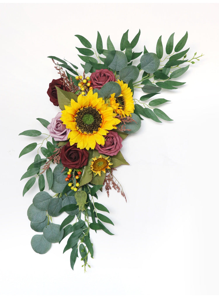 Sunflower Arch Flowers for Wedding Party Decor